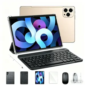 2026 Ultra-Thin Android Tablet Kit, 10.1 Inch Touchscreen, 4GB+32GB Storage, 1tb Expansion, Keyboard, Case, Stylus, Screen Protector