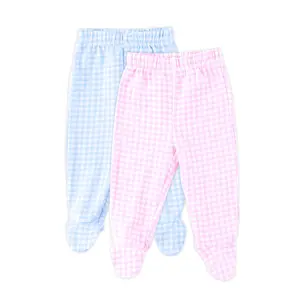 Gingham Footed Pants