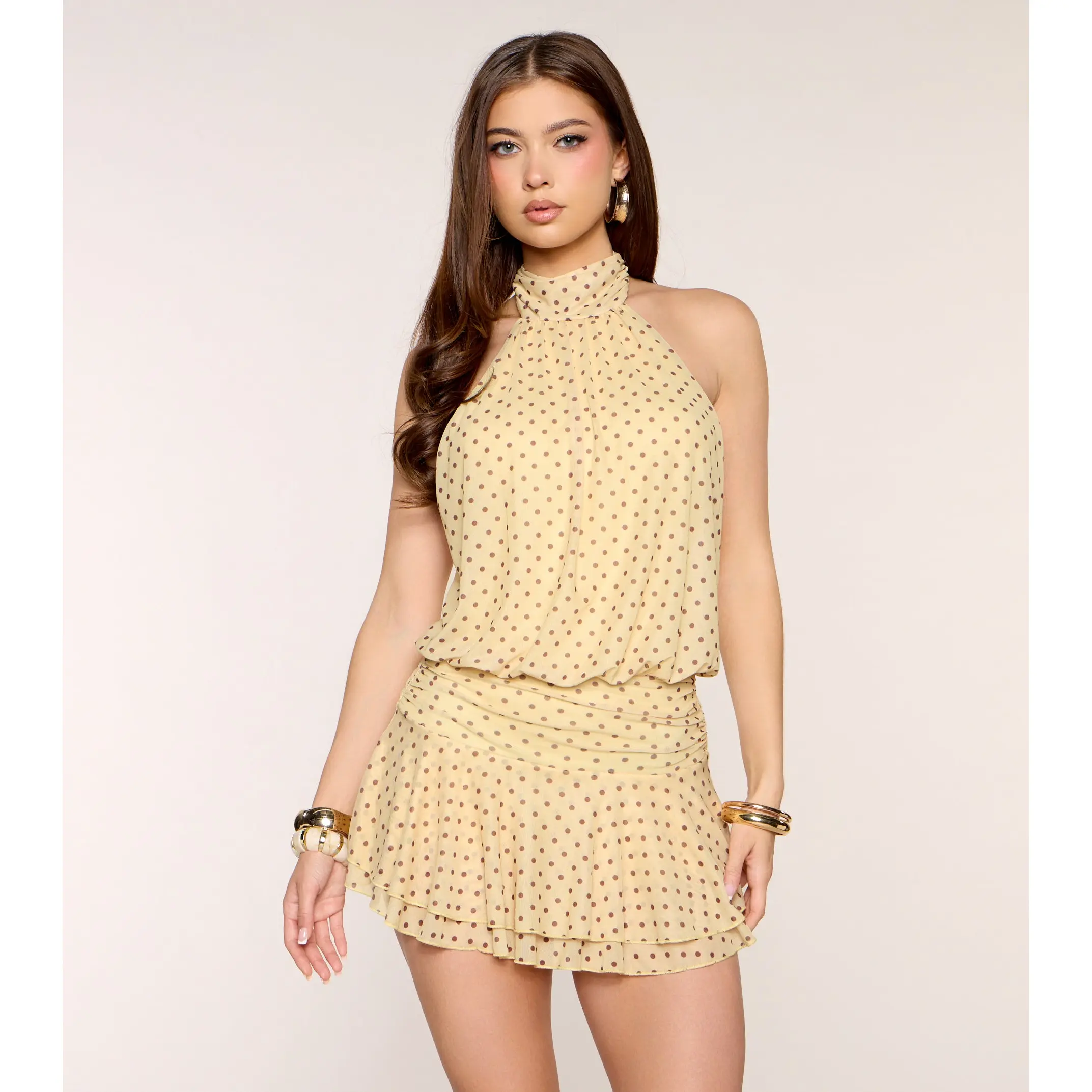 Spotted On Your Calendar Polka Dot Romper