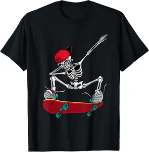 100%cotton Cool Skateboarding Art For Men Women Skateboard Skateboarder T-Shirt