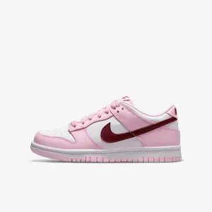 Nike Dunk Low GS Pink Foam Red White
