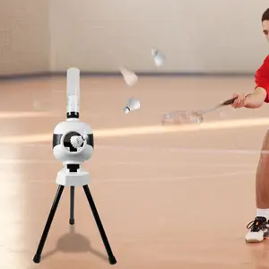 110V Automatic Badminton Ball Machine 4-6 Seconds/Ball Suitable for Beginners Children and Other Indoor and Outdoor Practice
