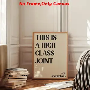 1 piece, this is a high-quality co-ed school print, bedroom wall art, fun dorm quote poster, trendy living room print, neutral cute apartment modern decor gift, bedroom decor, living room decor, frameless, Unframed Art Print, Modern Minimalist Design