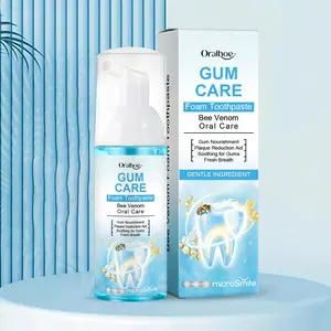Tooth Cleaning Foam, 50ML Oral Care Solution, Gentle Teeth Cleansing, Fresh Breath Enhancer, Effective Mouth Hygiene, Foam Toothpaste, Bee Venom, Gentle Ingredient, Soothing For Gums, Gum Nourishment, Plaque Reduction Aid