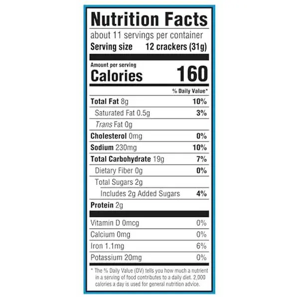 CHICKEN IN A BISKIT Original Baked Snack Crackers, Lunch Snacks, Family Size, Christmas Crackers, 12 oz