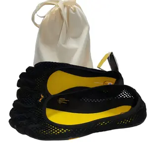 Five-finger shoes Yoga Shoes Women Breathable Mesh Split Toe Sneakers Non Slip Lightweight Comfortable Fitness Running Pilates Dance Outdoor Sports Shoes French Lace-up High Heel Sandals