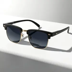 Half Frame Style Sunglasses Vintage Style Retro Frame Sunglasses