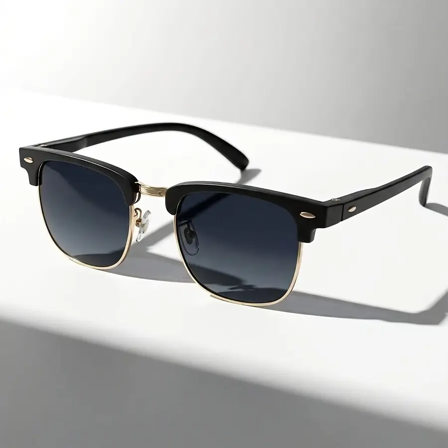 Half Frame Style Sunglasses Vintage Style Retro Frame Sunglasses Half Frame Style Sunglasses Vintage Style Retro Frame Sunglasses