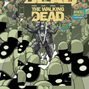 WALKING DEAD DELUXE #133 CVR E DAVID FINCH & DAVE MCCAIG INVINCIBLE TEAM UP VAR