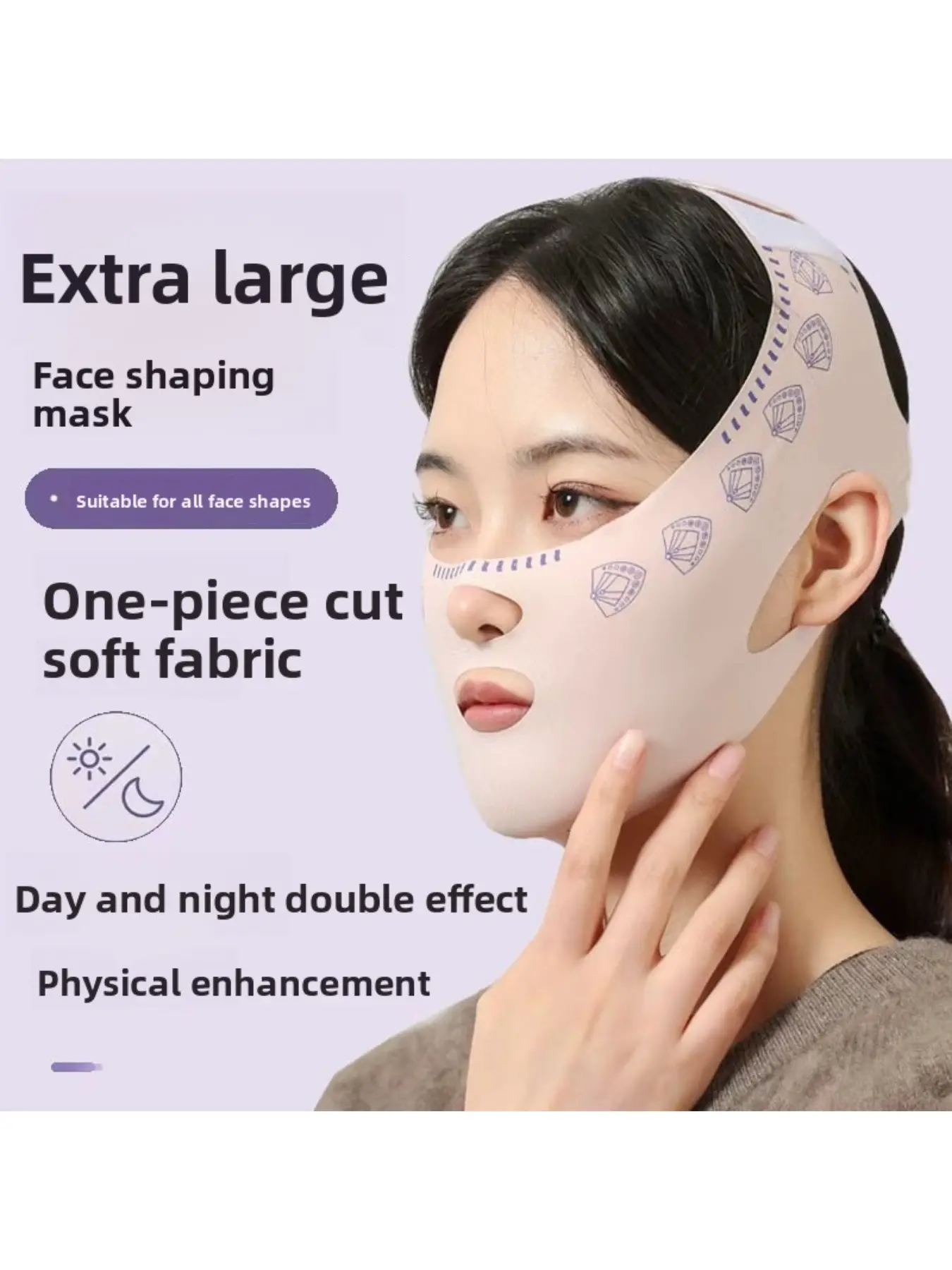 Facial slimming mask face lifting sleep bandage home use mask day and night multi-purpose breathable face mask