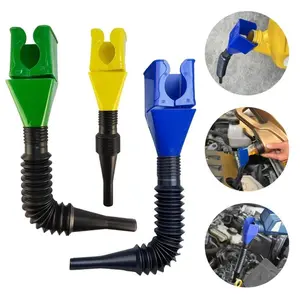 [Buy 1 Get 2]Retractable Funnel with Flexible Hose and Filter,Retractable Automatic Fuel Funnel Clip Bottle,Funnel for Oil Change Transfer Tool for Oil,Gasoline,Coolant for Cars,Motorcycles & Engines.