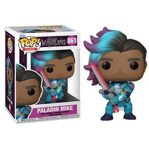 Funko Pop! Paladin Mike Tiny Tina's Wonderlands 861 Vinyl Figure in PopShield Protector