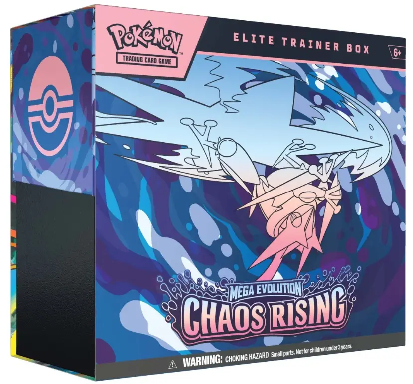 Pokémon TCG Mega Evolution: Chaos Rising Elite Trainer Box (ETB) – Factory Sealed