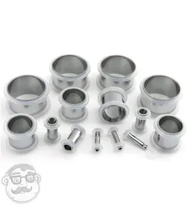Titanium No Flare Tunnel Plugs