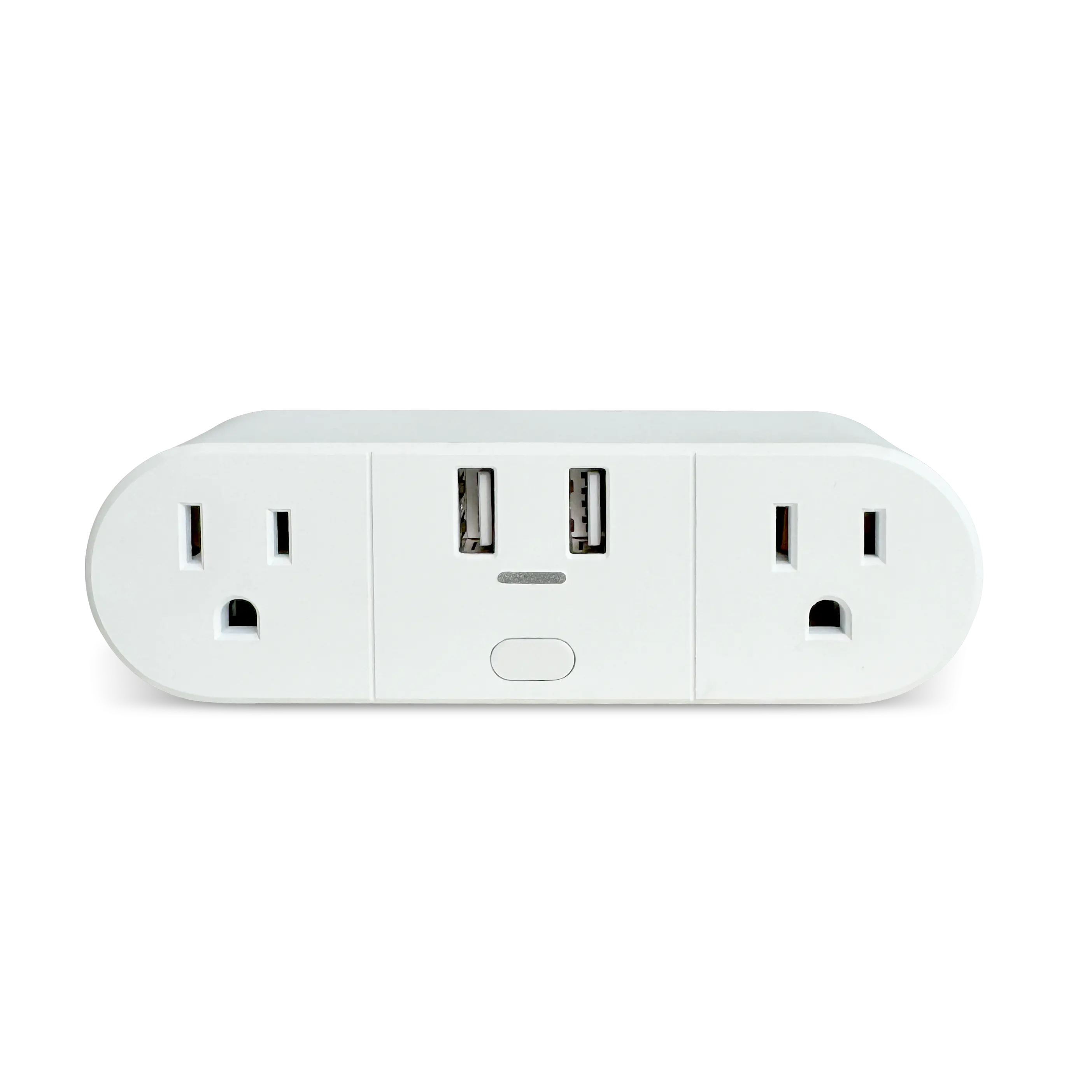 Emerson SmartVoice 4-in-1 Compact Wall Plug ES522 - Power Socket, USB Power Outlet, Universal Socket Wall Outlet Extender for Dorm Rooms, Living Rooms, Desks, Great For Seniors