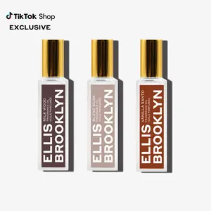 Fragrance Oil Trio - BLOND MUSK, MILK WOOD, VANILLA SANTO - 15ml Rollerballs - Chic Modern Effortless Scent Collection