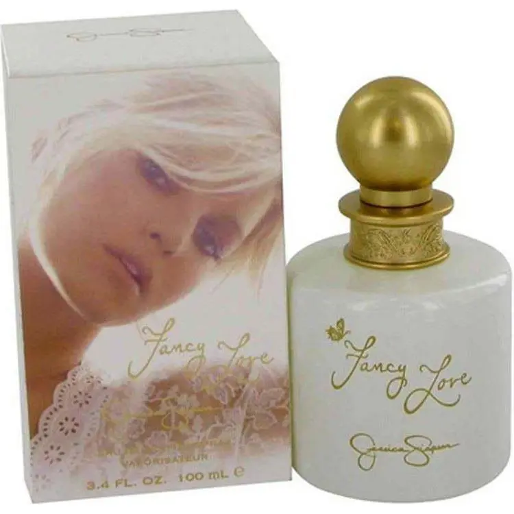 Jessica Simpson Fancy Love EDP Women's Fragrance - 3.4 fl oz Citrus Multi-Scent Jasmine-Themed Bottle Fragrance with Bergamot Mix, Lotus Heart, Creamy Base, New in Box, Citrus Women's Fragrance