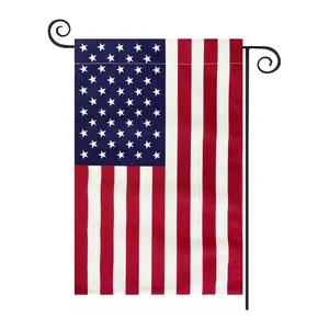 1. American Flag Garden Flag 12x18 – Double Sided Patriotic Small Yard Flag for Outdoor Decor