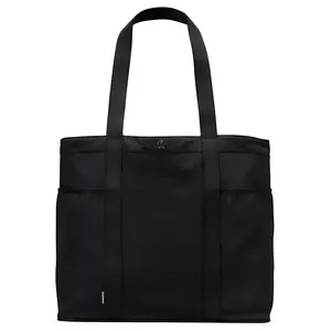 Lululemon Daily 20L Tote Bag With Metal Logo Closure And Recycled Nylon, Unisex Tote Bag For Shopping And Daily Use