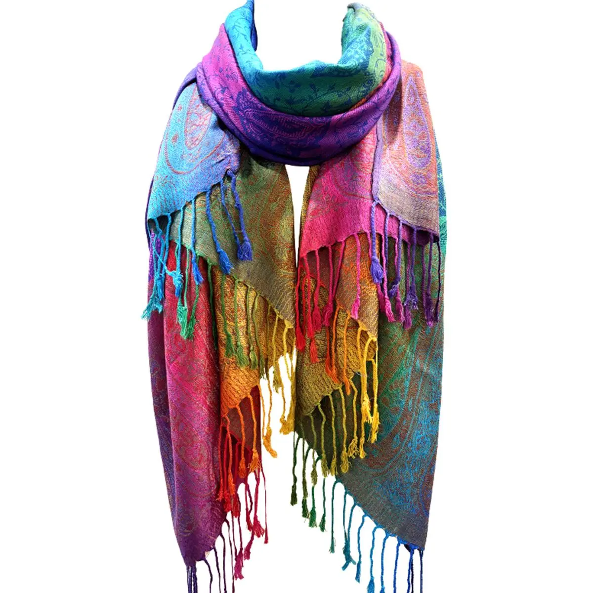 Fashion Women's Silk Scarf Luxury Satin Shawl Wraps pashmina scarf abaya