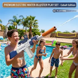 Rechargeable Electric Water Toy, Automatic Water toy with Large Water Tank, Long Range Summer Outdoor Toy for Pool Beach Backyard Water Game, Perfect Gift for Kids Boys Girls