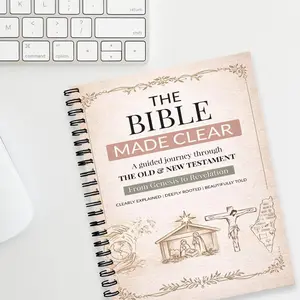 Unlock the Scriptures The Bible Made Clear Old and New Testament Guided Journey from Genesis to Revelation for Deeper Faith Study Bible Holy Bible