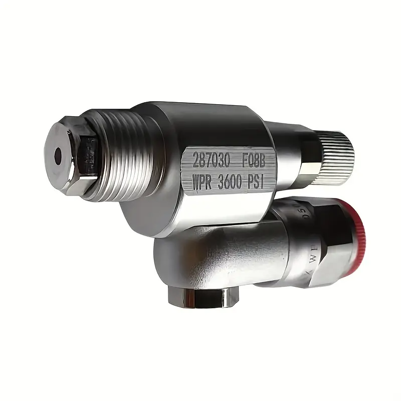 Clean Shot Shut-Off Valve Swivel Joint, 7/8-Inch 180 Degree Rotation, Thread Spray Gun Paint Sprayer Adapter, High Pressure Airless Paint Gun Painting Tools, Threaded Adapter
