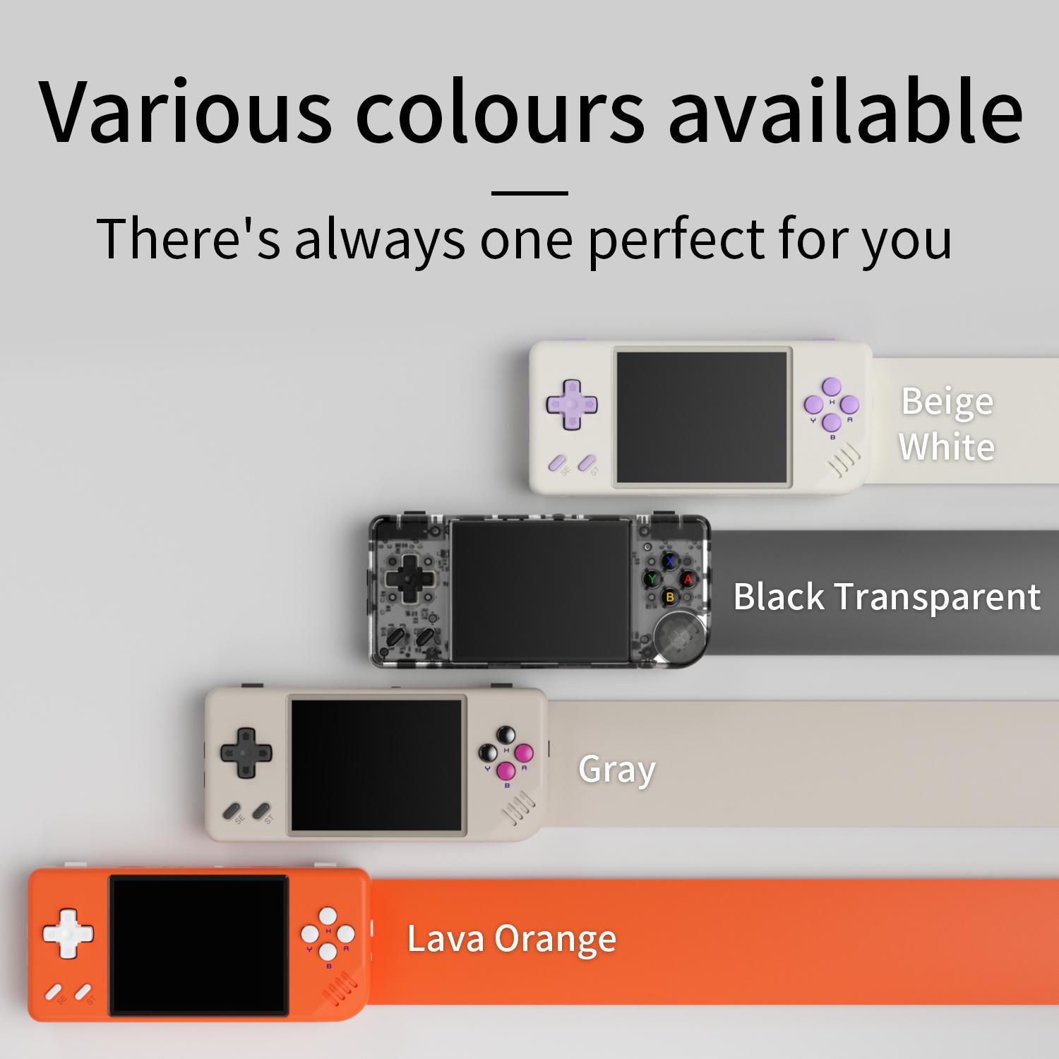 ANBERNIC RG28XX Retro Handheld Game Console 2.83-inch IPS Screen Linux OS Built-in 3100mAH Battery 32G TF Card Support 2.4G Wireless and Wired Controller,HDMI Output TV, Vibration Motor