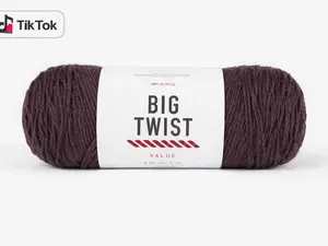 Craftz Big Twist Value Worsted Yarn Taupe   .buy 2