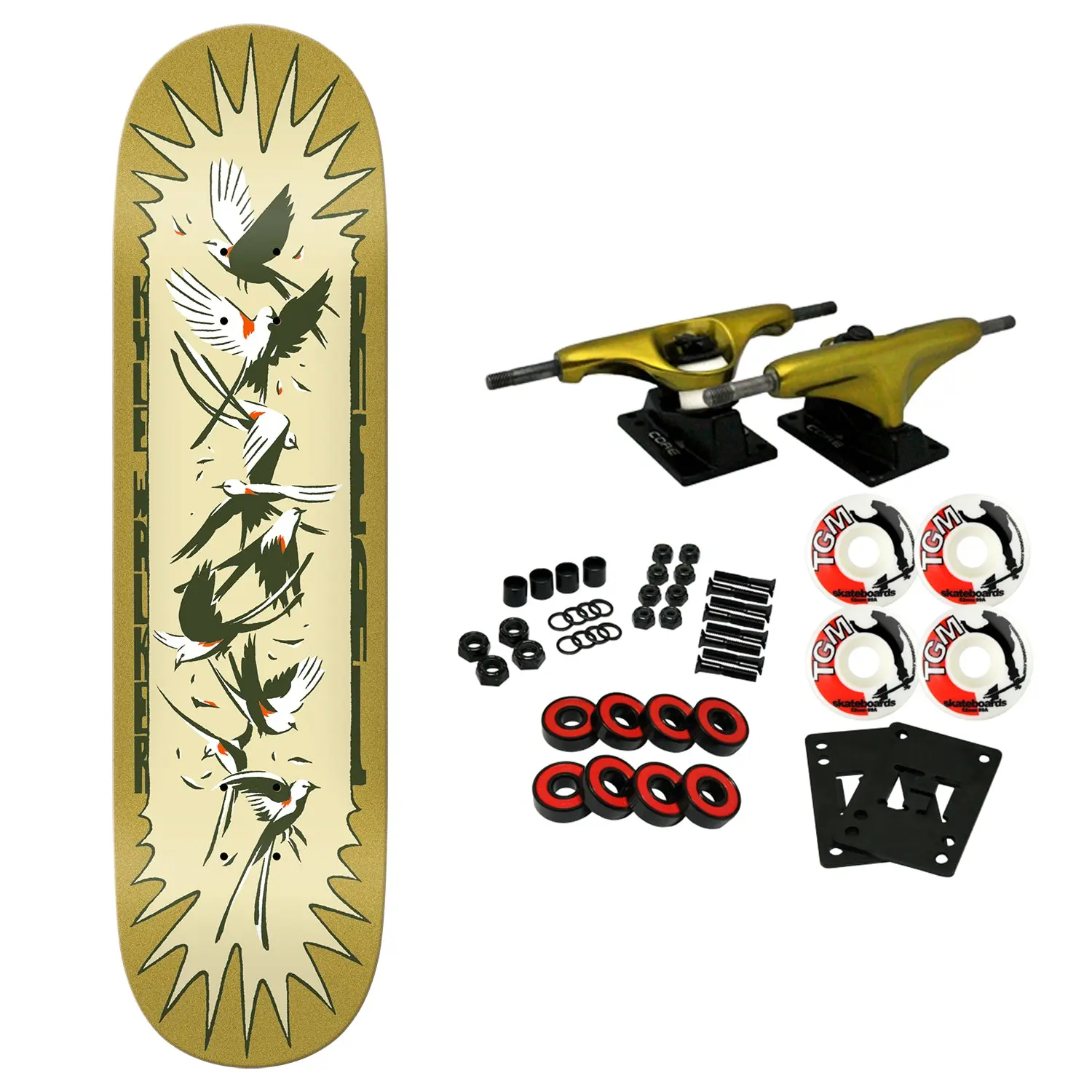 Real Skateboard Complete Kyle Walker Flock Easy Rider 8.38" x 32.25"