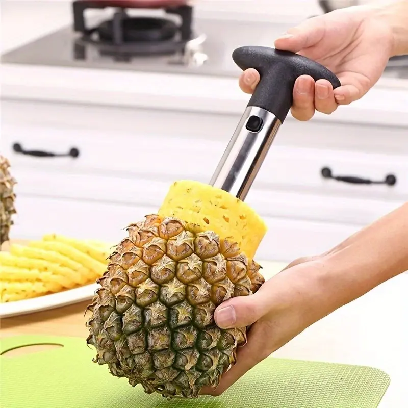 1pc Pineapple Peeler, Pineapple Knife, Effortlessly Core and Slice Pineapples with Stainless Steel Pineapple Corer and Slicer - Perfect for Kitchen and Outdoor Use