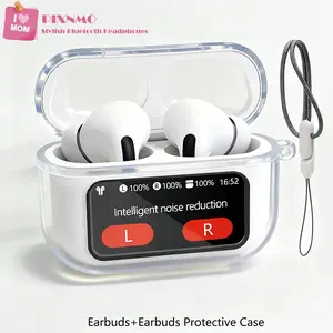 2026Mother'sDay A9PRO Wireless In-ear Design Bluetooth-compatible Earbuds with Active Noise Cancelling  for iPhone Android Multi-Functional  Full Color Display Touch Screen selfies, EQ, finding lost buds 8hr playtime Lightweight, comfy, ready for anything