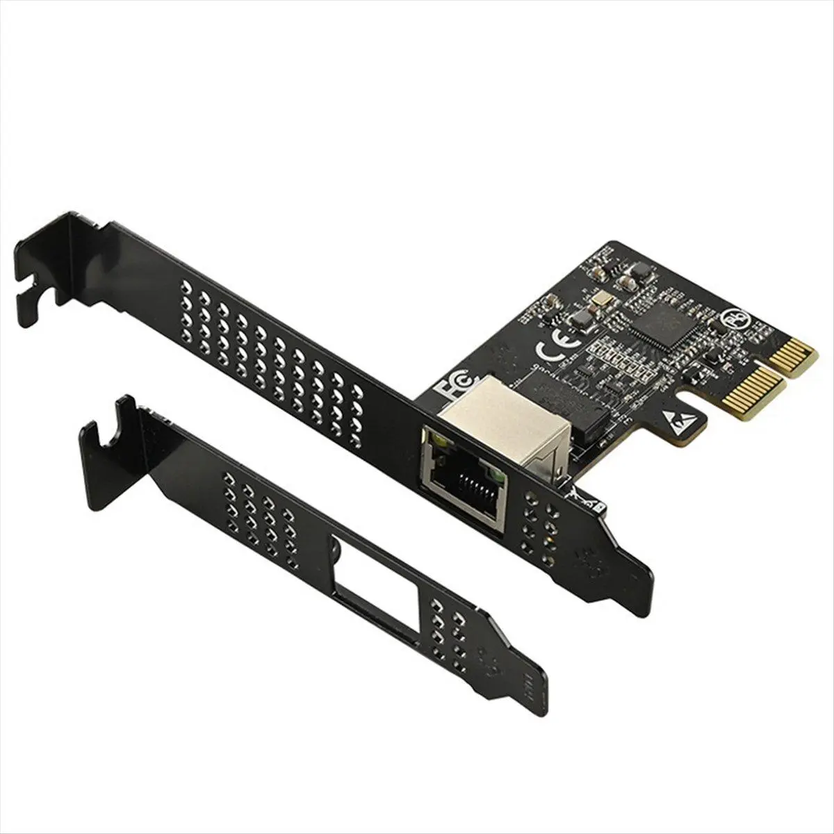 PCIe 5G Network Card, Multi-Gigabit Ethernet Adapter with RTL8126 Chip for PC, PCI Express X1 to RJ45 LAN Controller Supporting 5G/2.5G/1G, Full-Duplex, Includes Low Profile Bracket, 1 X Network Card, Full-Duplex/Half-Duplex 5Gbps