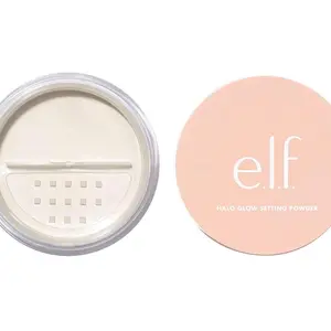elf Halo Glow Setting Powder - Silky, Weightless, Blurring, Smooths, Minimizes Pores and Fine Lines, Semi-Matte Finish, 0.24 Oz - Makeup, Cosmetic