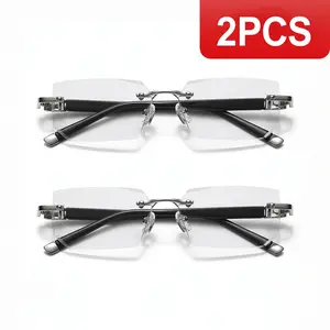 TikTok Trend Anti-Glare HD Reading Glasses & Classic Aviator Sunglasses | Unisex 2-Pack Premium Eyewear Collection for Summer Outfits