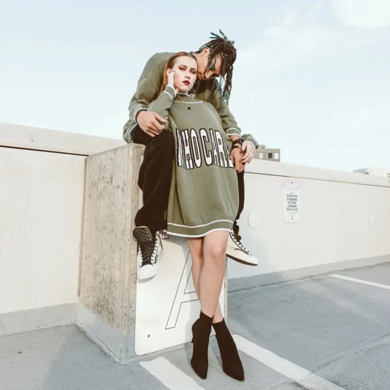 ArtcareShop 100% Cotton Who Cares Graphic  Unisex Sweater