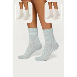 Pack Of 3 Striped Socks