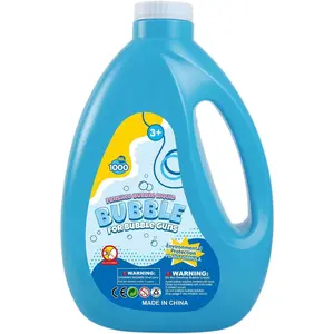 004-P  Bubbles for Bubble Machine, Bubble Gun, Bubbles Toys for Kids Toddlers Boys Girls, Bubble Solution Refill Outdoor Toy Birthday Party Favors Wedding Fun Gifts -1 L / 33.8 OZ