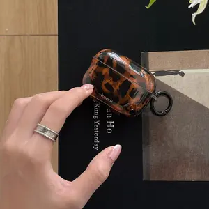 Vintage Amber Vein Pattern Earphone Case, Decorative Earphone Protector Cover, Earphone Protective Case Compatible with AirPods, Audio, Durable, Protection