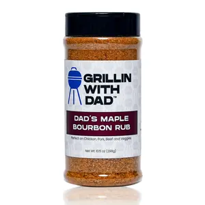 GWD Dad's Maple Bourbon Rub - Seasoning for Grilling and Cooking