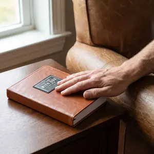 One Minute with God for Men, 365 Devotions in Faux Leather, Daily Faith & Encouragement Journal, Portable Reflection Book, Perfect Holiday Gift