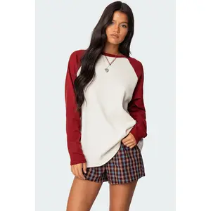 Me Time Oversized Waffle Top