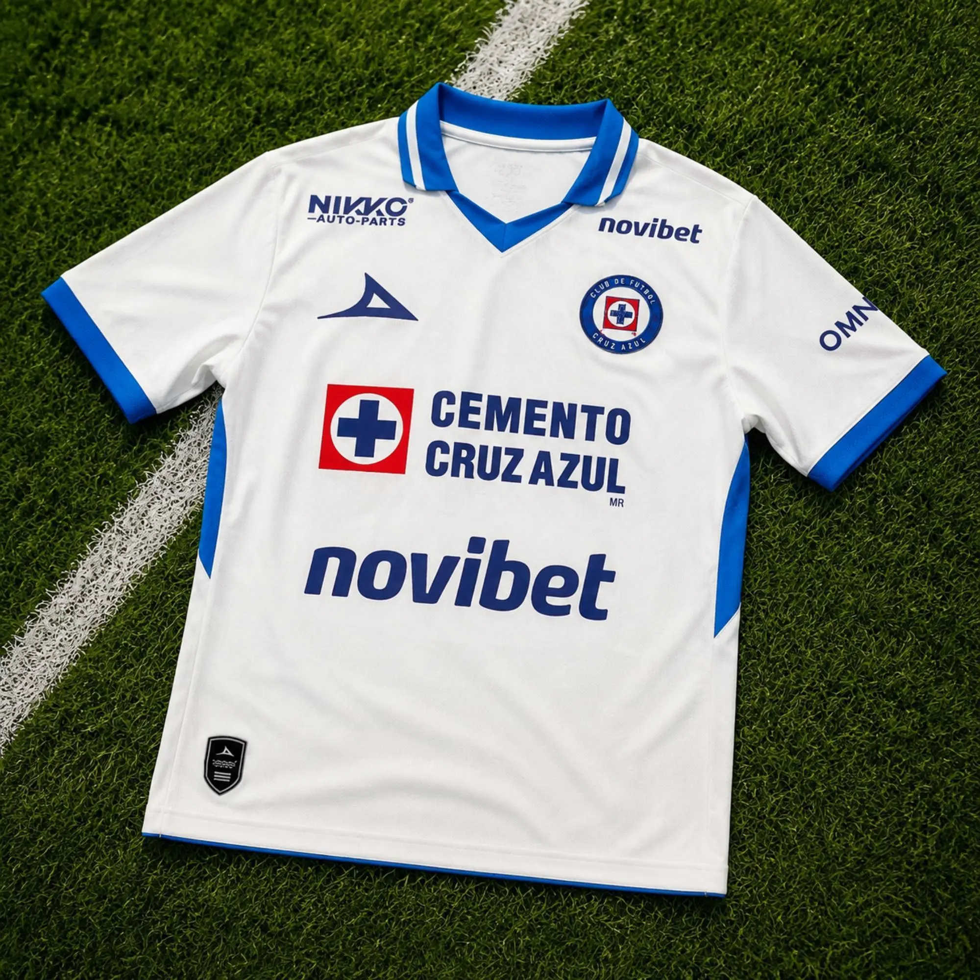 White Cruz Azul 2026-27 Away Jersey, Quick-Dry Short Sleeve Soccer Jersey, Breathable Game Day Sports Top, Liga MX Fan Gear