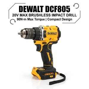 DEWALT DCF805 20V Impact Drill (bare machine only) Cordless Pink Drill Tool Kit,Impact screwdriver