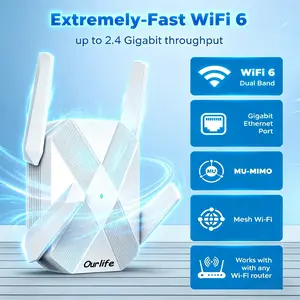 2026 Upgraded TV Antenna Amplifier Low Noise Signal Booster with LTE Filter, Support VHF UHF 4K 8K 1080P HDTV, Indoor Outdoor Use for All Smart TVs