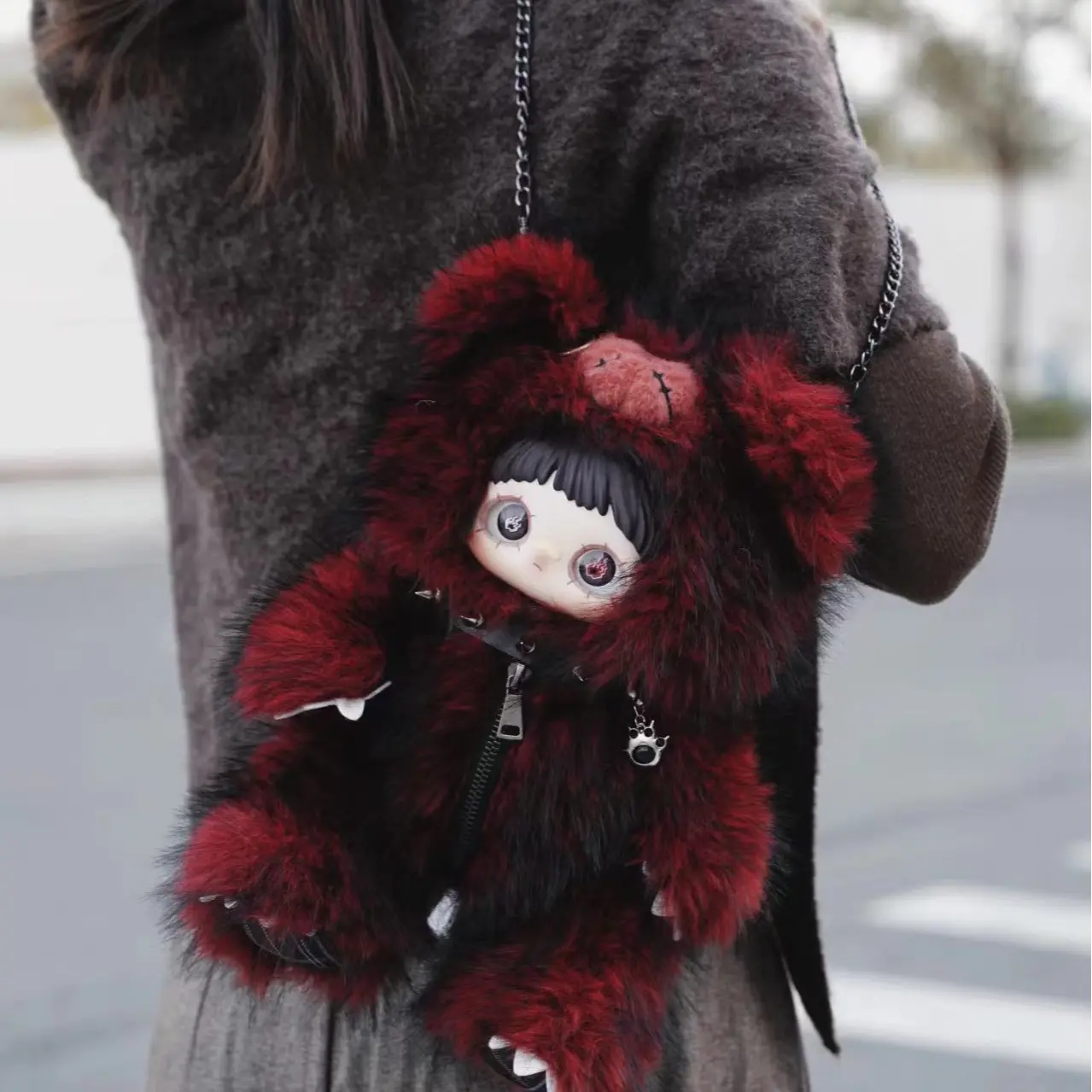 B16- MayMei-Rebel Doll Backpack Series Plush Doll  (Hidden Style Probability: 72:1)