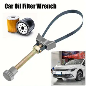 adjustable Oil filter element, wrench, filter, oil change, disassembly tool, adjustable ingot, car oil grid, steel belt wrench Maintenance