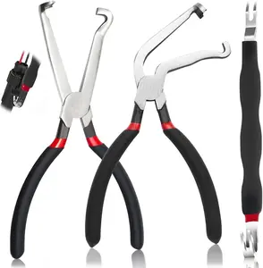 3PCS Disconnect Pliers, Disconnect Pliers for Cars,Connector Separator, 37960, 37980,Automotive Fuel Line Disconnect, Push Tab Plugs Style
