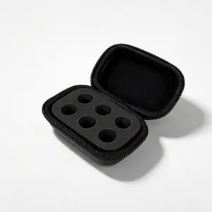 Insulated Travel Case for 6 Vials – Portable Protective Storage Organizer