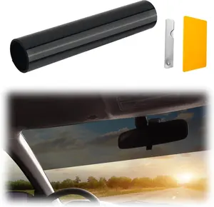 59.06"x7.87" Car Window Tint Film,5% VLT Automotive Window Tint Film Blocks Glare and Protects Eyes,Cuttable Car Tints for Windows with Squeegee/Knife as Windshield Tints Strip